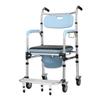 Multi-functional Aluminum Alloy Elderly Shower & Toilet Wheelchair with Armrests & Wheels