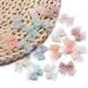 10pcs/lot Mini Mesh Bows Headwear Fresh Cute Color Loose Bow Beads for Craft Handwork Decoration DIY Hairpins Earrings Material