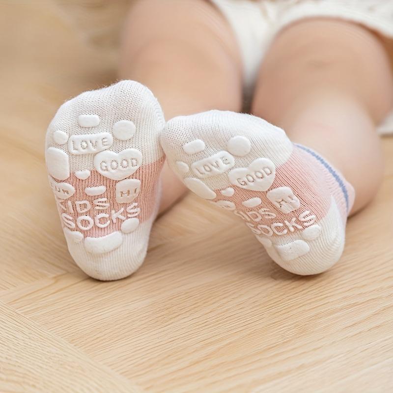 5 Pairs Of Baby Girl's Non Slip Socks