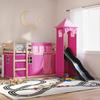 VidaXL Bunk Bed Without Mattress with Slide and Curtains 90x190 Cm 3284208
