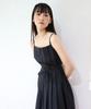 PAUL&ALICE Pleats Camisole Dress / Black