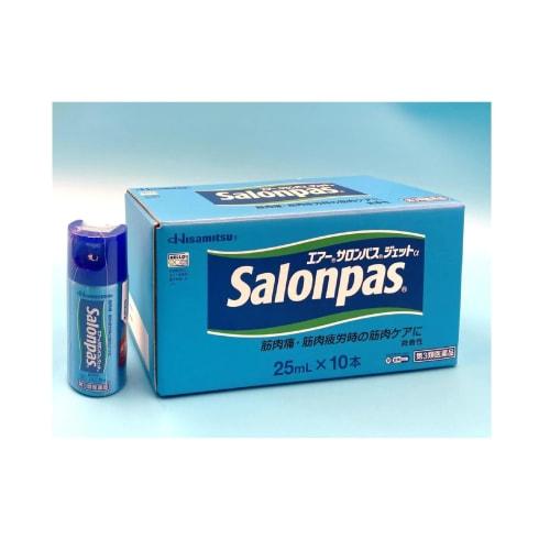 

[Third-class OTC drug] Air Salonpas Jet × 25mL x 10 bottles
