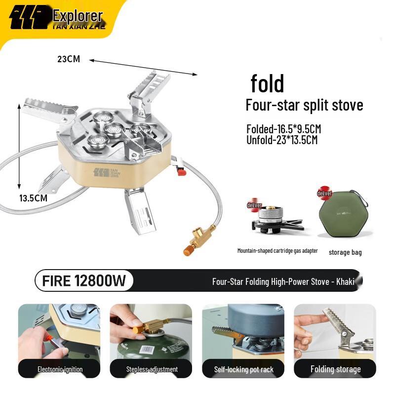 Explorer Portable Outdoor Camping Gas Stove