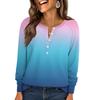 Women's Fashion  Loose Long Sleeve Round Neck Casual Top
