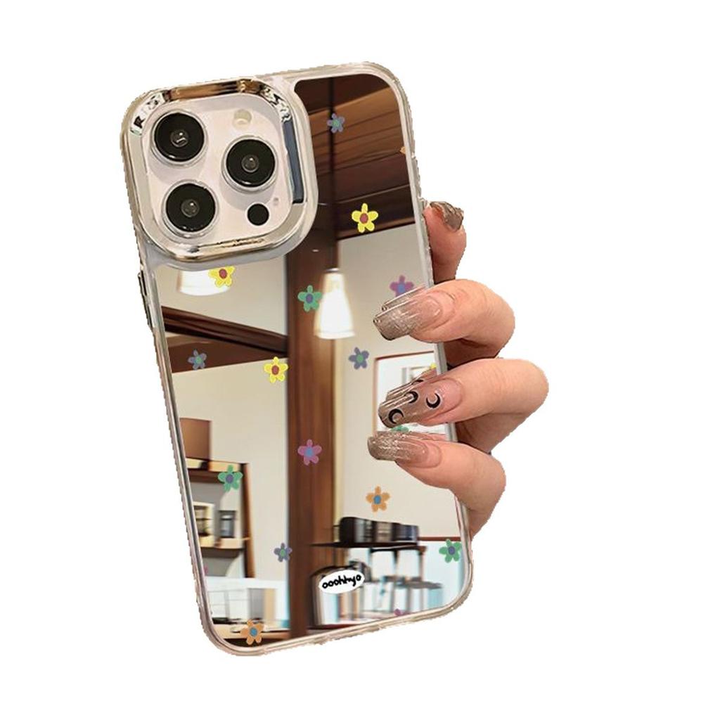 For Redmi K70 Extreme Edition Premium Sensitive Electroplating Mirror Phone Case for Xiaomi 14PRO External Mirror