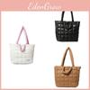 Fashionable Large Capacity Diamond Grid Cotton Jacket Tote Bag Women's 2023 Winter New Popular All-match Underarm Shoulder Bag