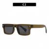 2026 European Retro Rectangular Small Frame Sunglasses - Stylish Men's & Women's High-End UV Protection