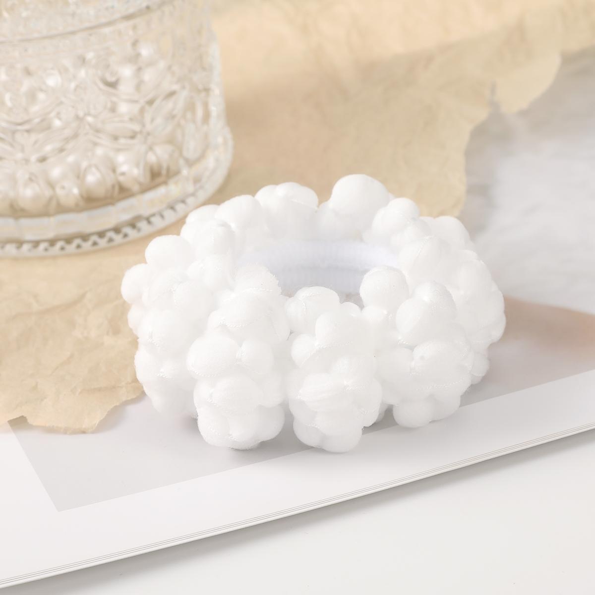 

AWAYTR Однотонные повязки на голову с шариком-узлом, высокоэластичная нейлоновая веревка, резинки для волос для женщин, держатели, резинка, корейский головной убор