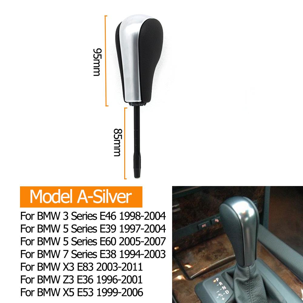 Auto-Schaltknauf Hebel Schalthebel Stick für BMW 1 3 5 7 X1 X3 X5 Z3 Z4 Serie E46 E39 E36 E53 E60 E83 E84 E85 E86 E87 E89 E90