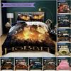 1PC The Lord of the Rings Bedding Quilt Set Quilt Cover Pillowcase Home Decoration Birthday Gift (1 * Duvet Cover + 2 * Pillowcase, Without core)A1