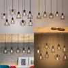 Vintage Industrial Iron Edison Pendant Light Creative Loft Bar Cage Led Lamp