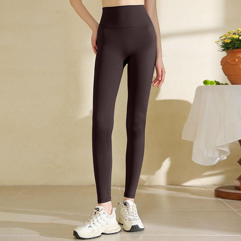 

With Chest Pad Foreign Trade New Tie-dye I-Shaped Vest Women Quick-Drying Yoga Clothes Underwear Pilates Set Fitness Top K940-Mocha Brown XL