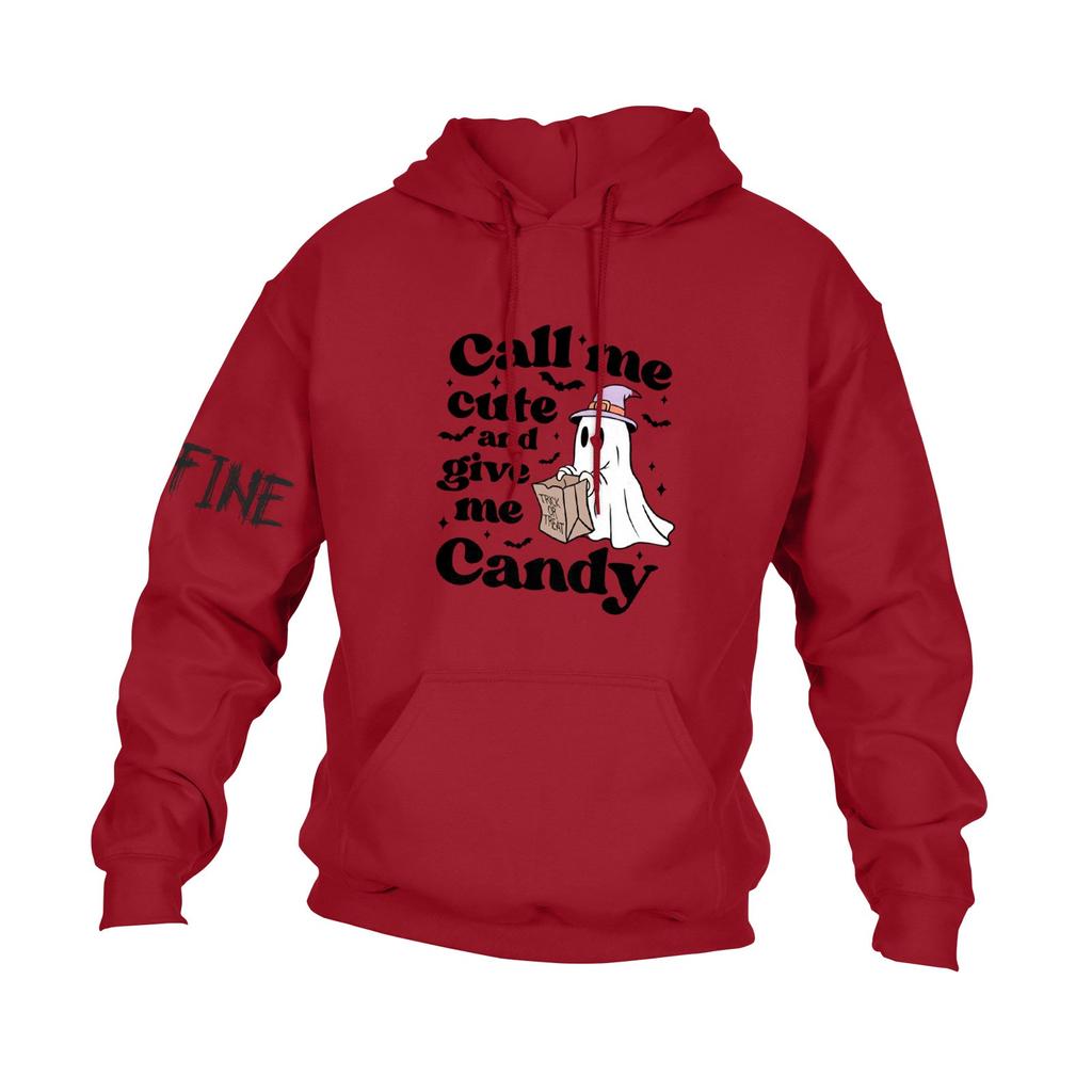 Men's Casual Hooded Loose Long Sleeve With Pocket Halloween Printed Sweatshirt