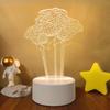 SOLOLANDOR 3D LED Lamp Creative 3D LED Night Lights Novelty Illusion Night Lamp 3D Illusion Table Lamp For Home Decorative Light