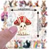 35-50pcs Cute Bunny Sticker Rainbows Mushrooms Waterproof Graffiti Easter Decorations Diy Luggage Laptop Cup Phone Diary Book