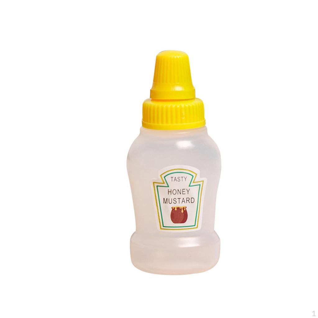 Storage Mini Tomato Ketchup Bottle Empty Refillable Squirt Salad Dressing