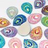AB Color Waterdrop 18x25mm Rhinestone Flat-Back - Peacock Tail DIY Clothing Headdress Decoration Accessories