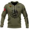 2025 Europe, America, Europe and America men's sweater Mexico logo boys sweater 3D printing autumn and winter hooded sweater