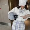 Shaun The Sheep Soft Material Streetwear Small Round Bag With Inner Storage For Girls
