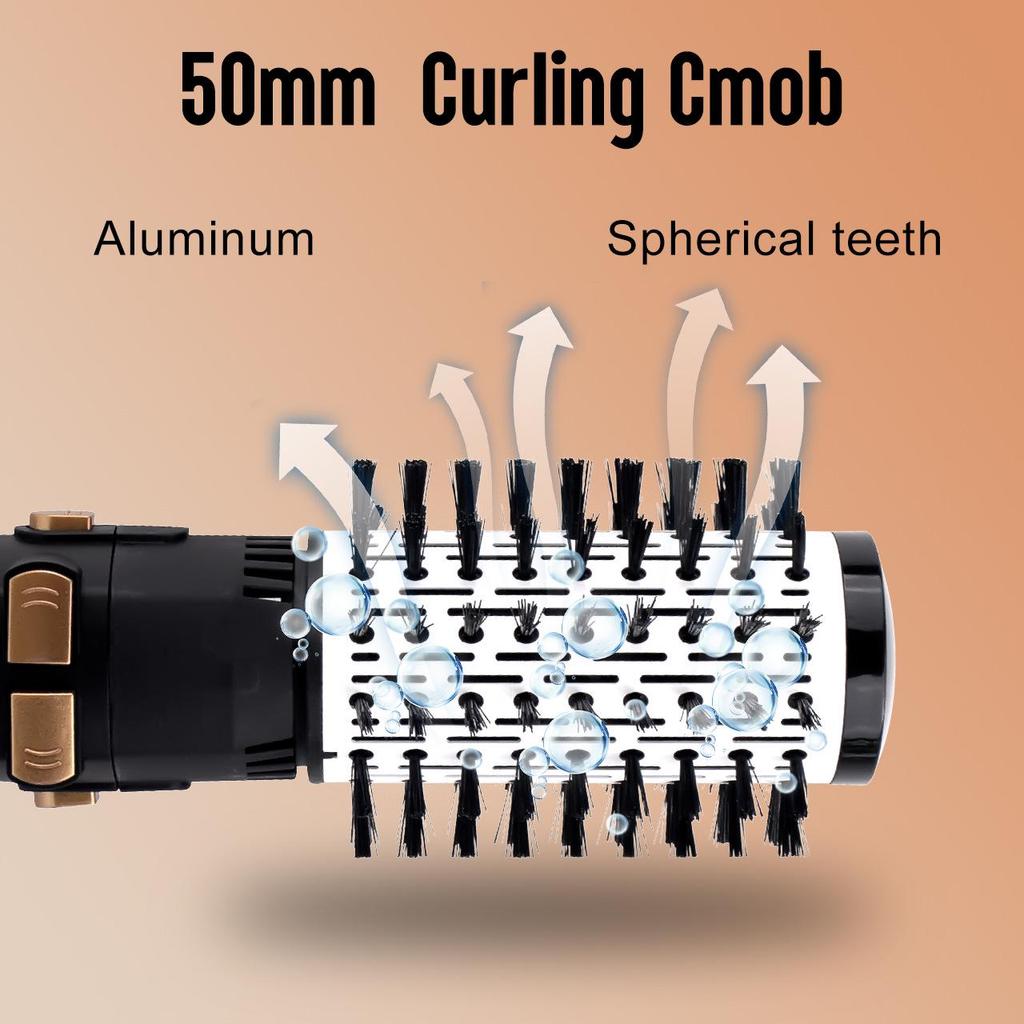 Cross-border Multi-functional Electric Hair Styler: Hot Air Dryer, Curl, Straighten & Blow Comb Set