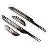 RUIQ Toyota Aqua MX Series Interior Stainless Steel Step Side Step Designed Exclusively for the Toyota Aqua Garnish, Garnish, Black,