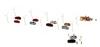 scale diorama street light set featuring 100 10 and 10 street Perfect for N gauge model architectural and craft 1/200 people, cars, lights. trains,