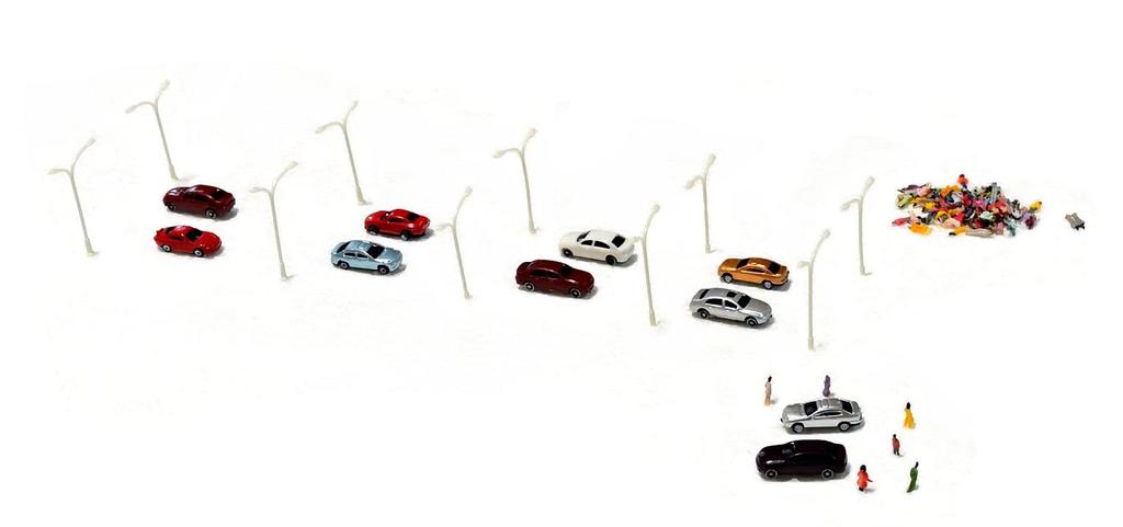 scale diorama street light set featuring 100 10 and 10 street Perfect for N gauge model architectural and craft 1/200 people, cars, lights. trains,