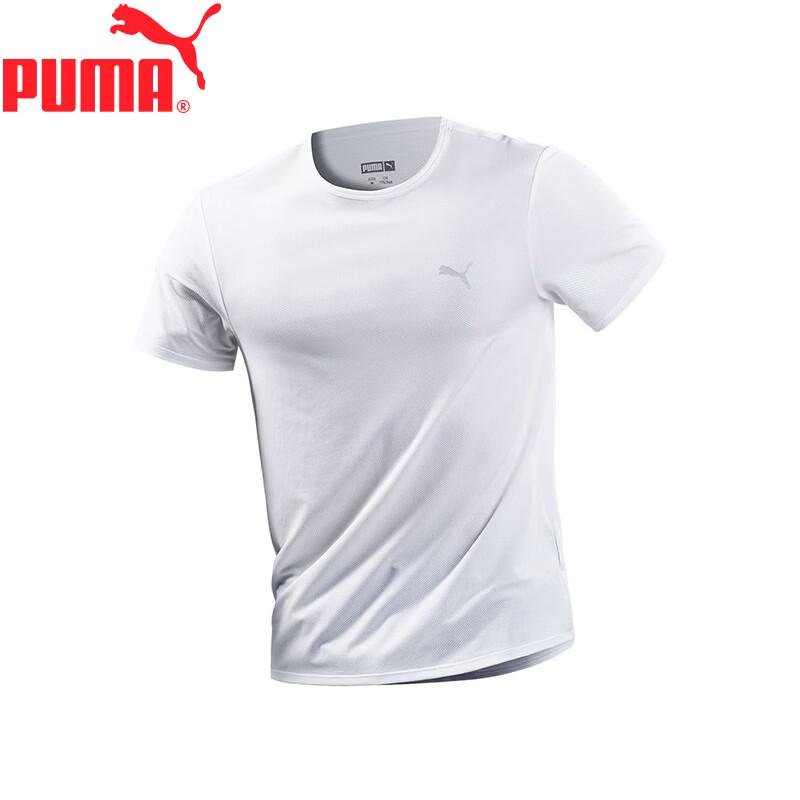 Мужская классическая дышащая футболка PUMA с коротким рукавом, быстросохнущая XL
