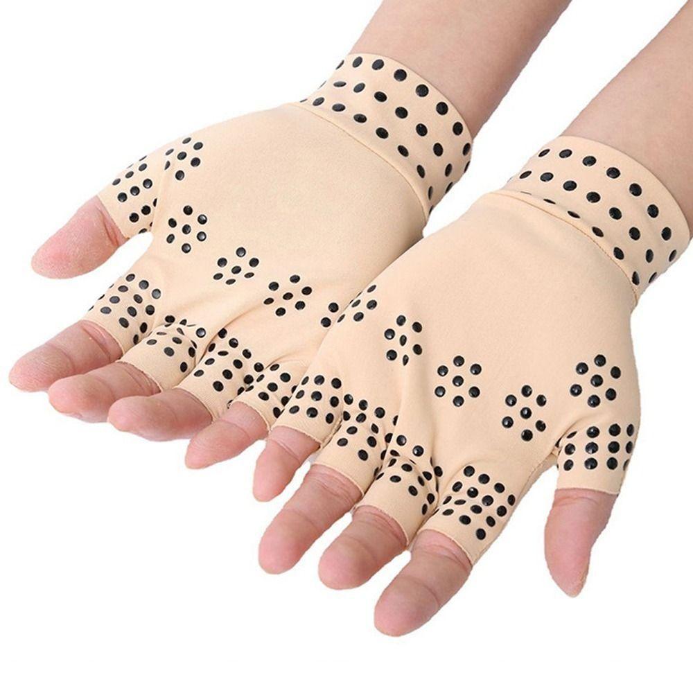 Anti-UV Arthritis Therapy Gloves Elastic Cycling Driving Gloves Magnetic Gloves  Running Sports