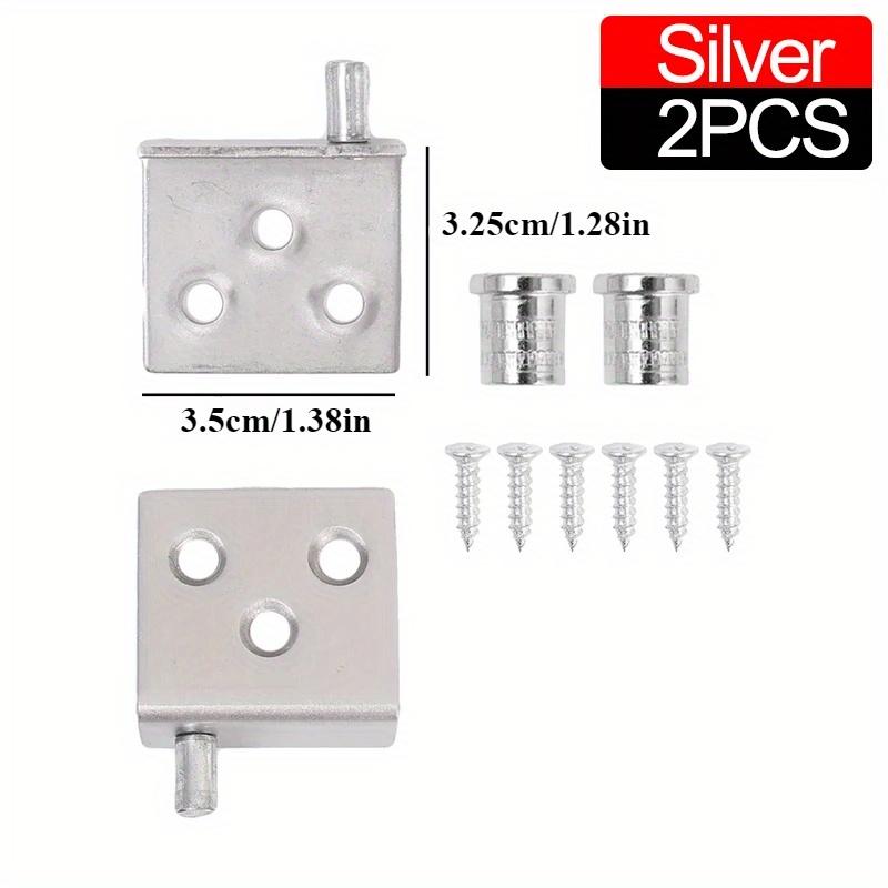 

Современные матовые металлические скрытые петли - Невидимый дверной шарнир для шкафов с деревянными панелями, Кронштейн для поддержки заподлицо, Механизм открывания вверх и вниз