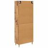 Highboard Reclaimed Wood 69.5 x 34 x 180 cm Particle Board
