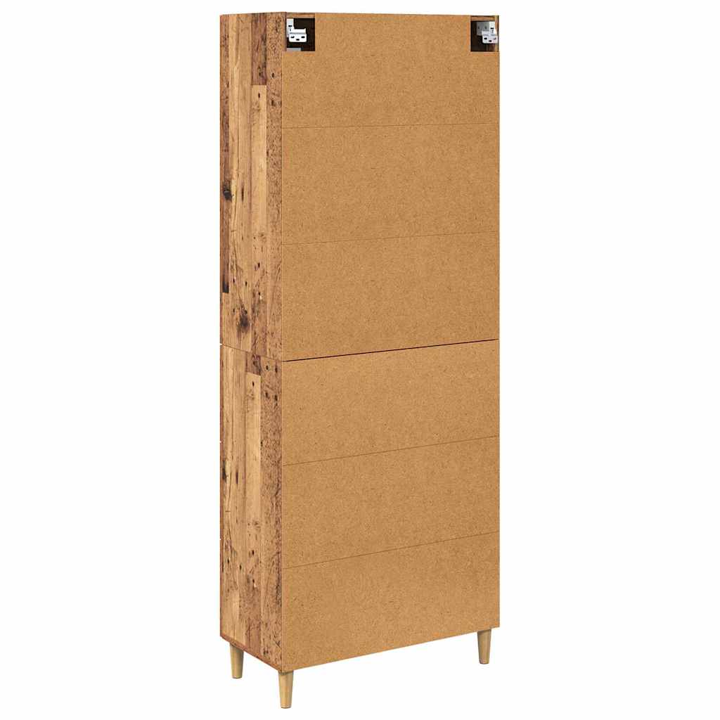 Highboard Reclaimed Wood 69.5 x 34 x 180 cm Particle Board