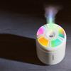 Mini USB Aurora Humidifier, Ultra-Fine Mist Quiet, Car Office Desk Home Use, 7-Color Night Light Aromatherapy Diffuser