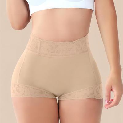Women Underpants Seamless Lace High Waist Tummy Control Slim Fit High Elasticity