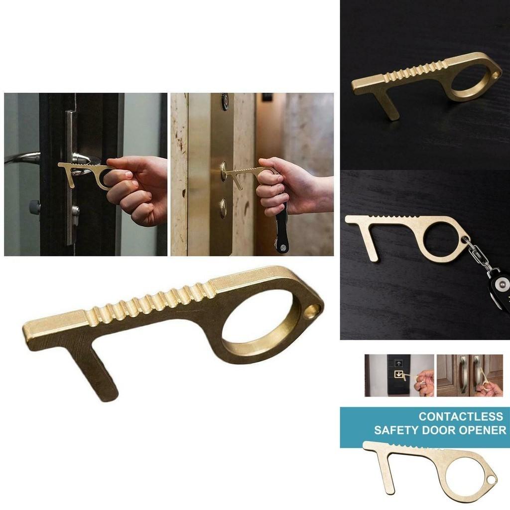 Contactless Safety Door Opener Safety Protection No Touch Alloy Key Opener Tool