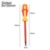 Chrome Vanadium Steel Screwdriver with Ergonomic Handle and Magnetic Tips