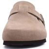 Fashion Crestar Fashion Clogs Slippers For Women Classic Suede Men Mules Cork Footbed Leather Potato Shoes With Arch Support Beach Slide
