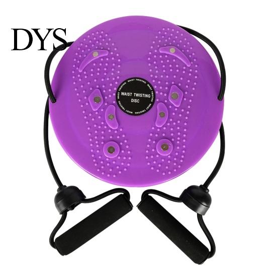 Waist Toning Exercise Plate Women Body Shaping Twister Magnetic Stone Whisper Disc Exerciser with Pull Rope Home Slimming Twisting Trimming Workout
