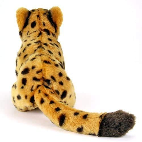 Carolata Cheetah Plush Toy (Baby/Real Animal Family/Soft Touch) Realistic Animal Toy Doll Gift Present Birthday (Twice Tested) / Christmas Present