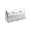 German Standard Multi-functional Pop-up Aluminum Floor Socket with Network and Four-way European Outlets