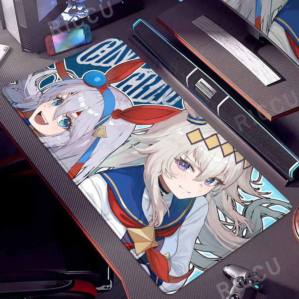 Tappetino per Mouse Umamusume Ragazza Anime Carina Oguri Cap Giocatore per Computer Tappetino Mouse Antiscivolo XXL HD Giocatore Tappetino da Scrivania Pretty Derby Accessori PC