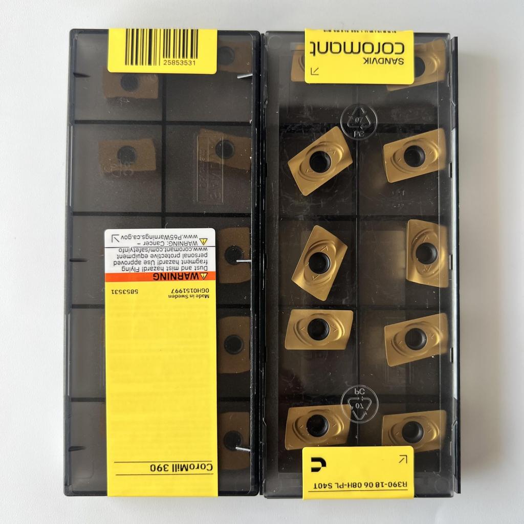 SANDVIK / R390-180608H-PL S40T / Original Swedish hard alloy blade 10 Pcs