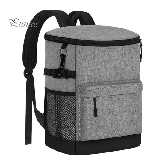 

Рюкзак-холодильник 18 л, герметичная сумка-холодильник для мужчин и женщин, портативный рюкзак со льдом, рюкзак для обеда, кемпинга, походов, пикника, путешествий серый