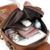 PU Backpack Women's Large Capacity Backpack Multifunctional Shoulder Bag