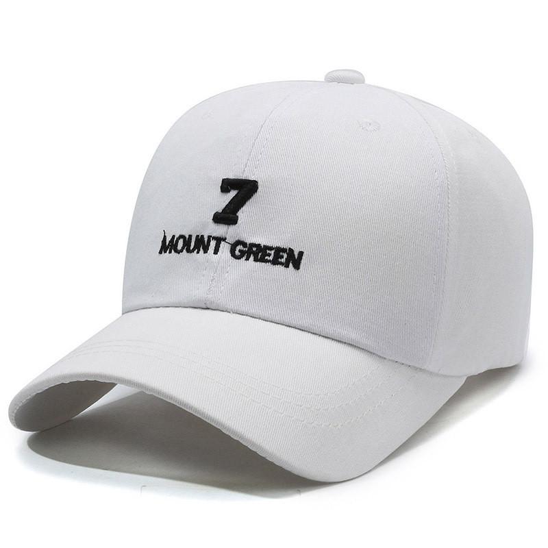 Mount 7 Embroidery Green Baseball Cap Peaked Caps Outdoor Sun Hat Gift Casual