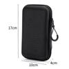 Small Bag New Hard Shell EVA Storage Box Black Mini Zipper Earphone Case Portable Protective Storage Case Digital Accessories