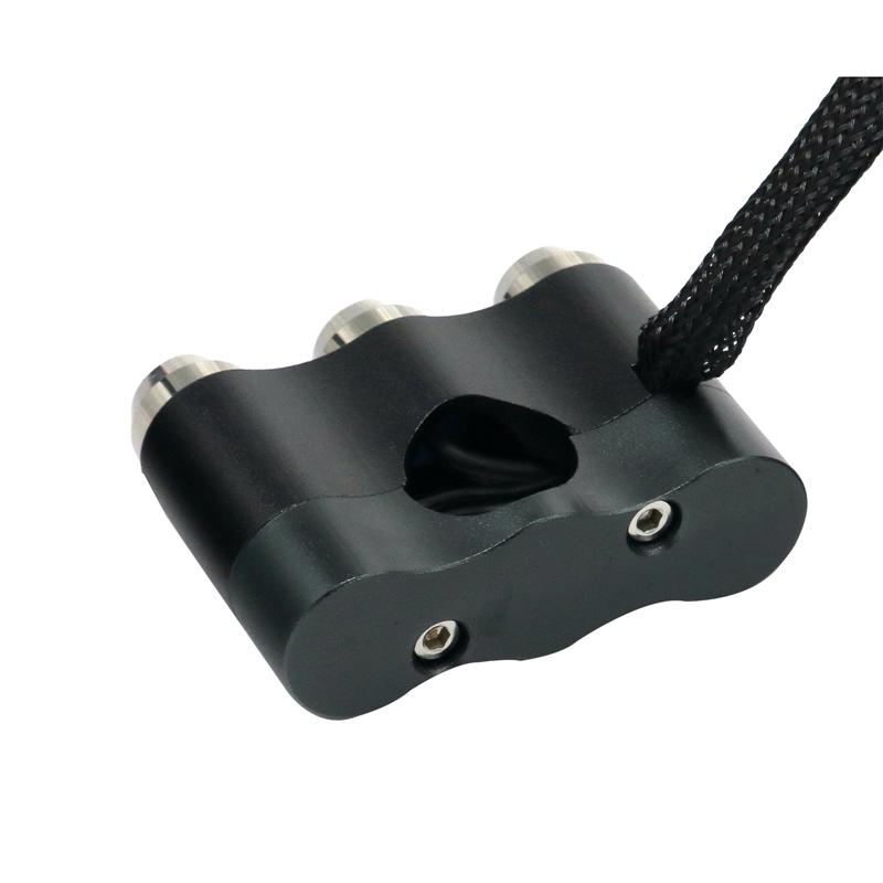 LMoDri Motorcycle Universal Aluminum Switch 7/8" Handlebar Control For Headlights Horns Emergency Stop Light Three-in-one