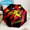 Custom Name Umbrella Recife Lion Crest Emblem Umbrella 8-Frame for Travel, Camping, Casual Lightweight Portable, Essential for Family Gifts