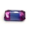 Bi-Color Tourmaline 23-25 Ct Emerald Cut Beautiful Certified Loose Gemstone