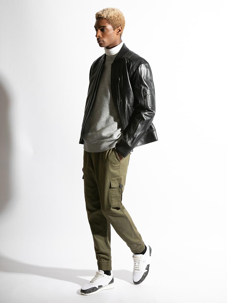 Seuteulaikeu Str Relax Cargo Jogger Pants (Khaki)